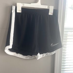 black and white, dry fit, Nike shorts, no liner, comfy
